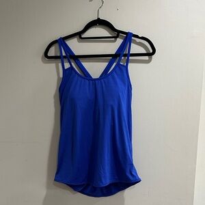 Athleta Vibrant Blue Double Strap Camisole